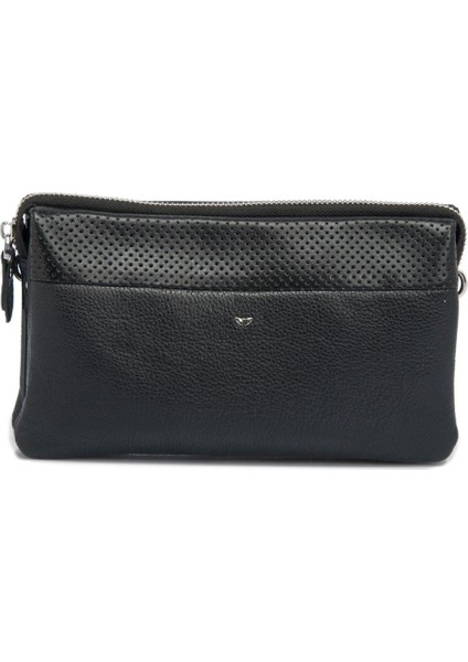 Siyah Hakiki Deri Erkek Portföy Çantası - S1PC00021228-A6L