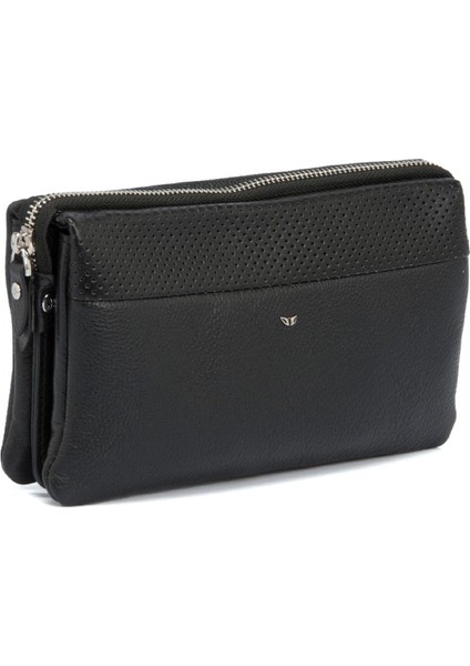 Siyah Hakiki Deri Erkek Portföy Çantası - S1PC00021228-A6L fırsatları