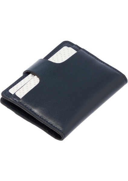 Lacivert Hakiki Deri Unisex Kredi Kartlık - S1KK00001653-O15