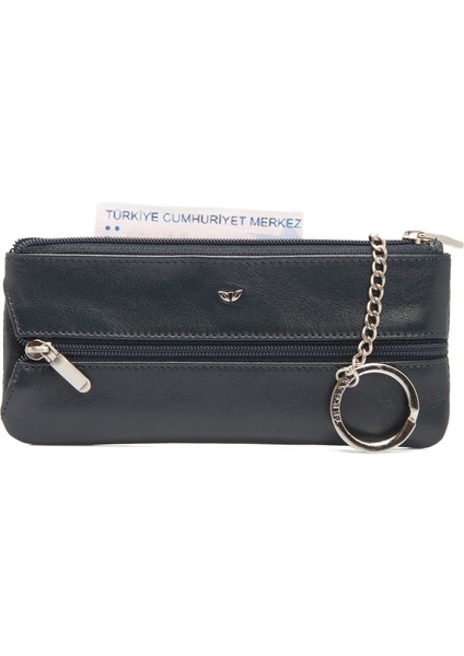 Lacivert Hakiki Deri Unisex Anahtarlık - S1AN00000157-H86 fiyatları