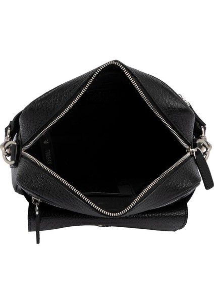 Siyah Hakiki Deri Erkek Çapraz Askılı Çanta - S1AC00021431-P6Y fiyatları