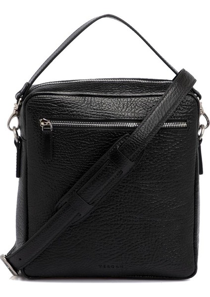 Siyah Hakiki Deri Erkek Çapraz Askılı Çanta - S1AC00021431-P6Y modelleri