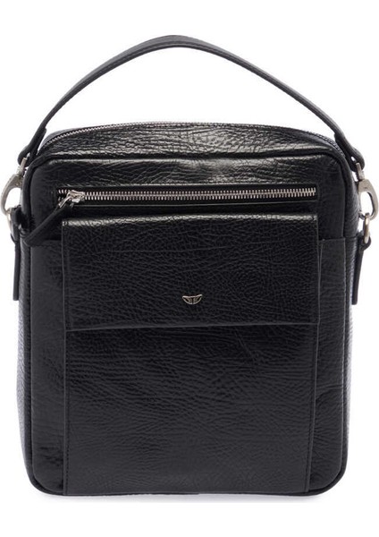 Siyah Hakiki Deri Erkek Çapraz Askılı Çanta - S1AC00021431-P6Y indirimleri