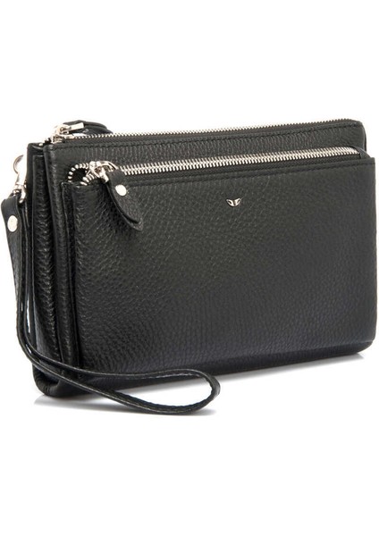 Siyah Hakiki Deri Erkek El Çantası - S1PC00021217-A6F