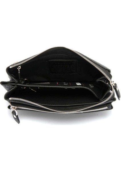 Siyah Hakiki Deri Erkek El Çantası - S1PC00021217-A6F