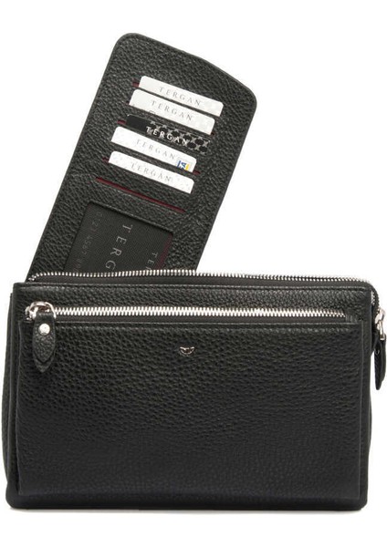 Siyah Hakiki Deri Erkek El Çantası - S1PC00021217-A6F