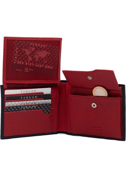 Lacivert Hakiki Deri Erkek Cüzdan - S1CE00001469-N74