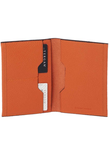 Turuncu Hakiki Deri Unisex Pasaportluk - S1PS00001657-J35 fırsatları