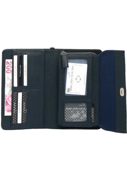 Lacivert Hakiki Deri Erkek Portföy Çantası - S1PC00002980-X86