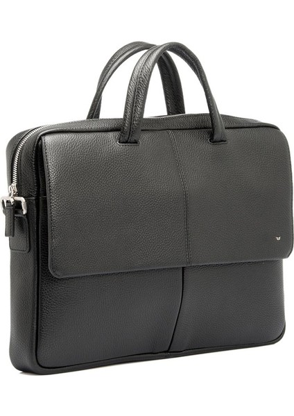 Siyah Hakiki Deri Erkek Evrak Çantası - S1EV00021140-A41 fırsatları
