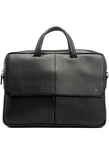 Siyah Hakiki Deri Erkek Evrak Çantası - S1EV00021140-A41 indirimleri