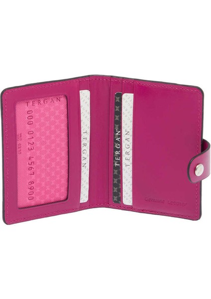 Fuşya Hakiki Deri Unisex Kredi Kartlık - S1KK00001653-J7E fırsatları