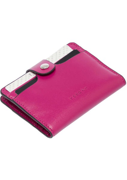 Fuşya Hakiki Deri Unisex Kredi Kartlık - S1KK00001653-J7E