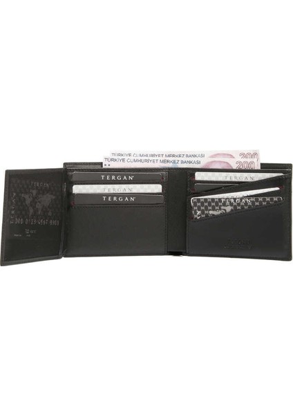 Siyah Hakiki Deri Erkek Cüzdan - S1CE00001589-C59