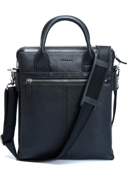 Siyah Hakiki Deri Unisex Çapraz Askılı Çanta - S1AC00021184-A6F modelleri