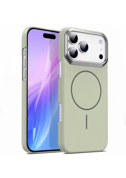 Iphone 17 Pro Max Kılıf Sert Mika Ultra Ince Magsafe Kablosuz Şarj Özellikli Alp + Ekran Koruyucu