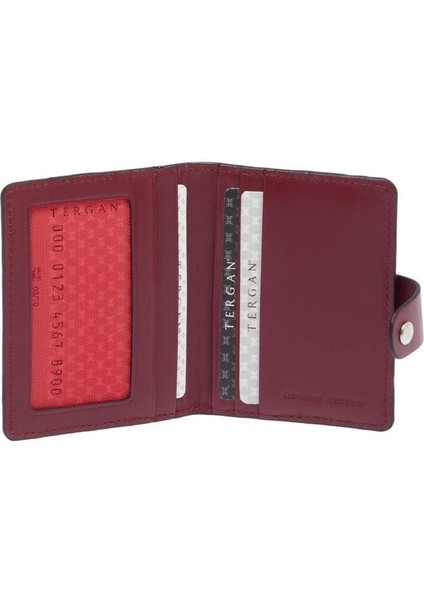 Bordo Hakiki Deri Unisex Kredi Kartlık - S1KK00001653-X31 indirimleri