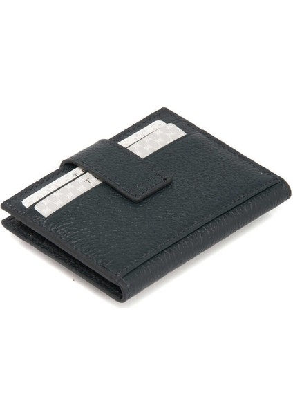 Lacivert Hakiki Deri Erkek Kredi Kartlık - S1KK00001617-X86