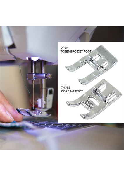 Dikiş Makinesi Baskı Ayağı Kiti, Toyota Için Şarkıcı Için Babylock Için Dikiş Makinesi Aksesuarları Örgü (Yurt Dışından) indirimleri