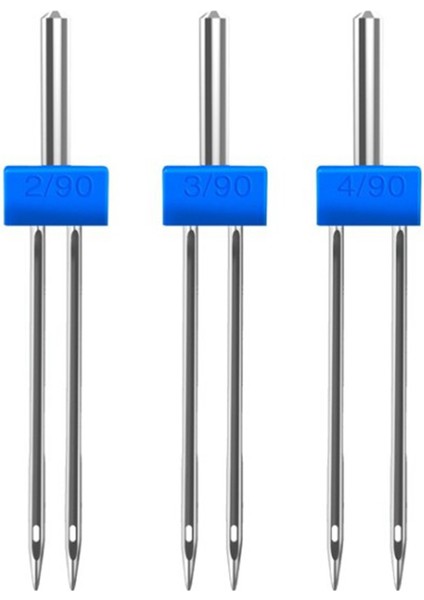 6 Pack Çift Ikiz Iğneler 2 Adet ile Buruşuk Iğne 9 Groove Pintuck Presser Ayağı Dikiş Makinesi Aksesuarları Için 5fm (Yurt Dışından) fırsatları