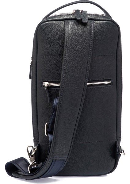 Lacivert Hakiki Deri Erkek Çapraz Askılı Çanta - S1AC00021455-A38 modelleri