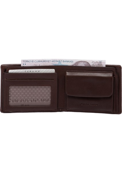Kahve Hakiki Deri Erkek Cüzdan - S1CE00001590-D38 fiyatları