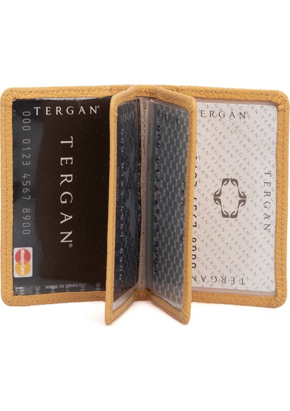 Sarı Hakiki Deri Unisex Kredi Kartlık - S1KK00001601-H28 fiyatları