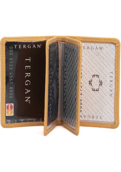 Sarı Hakiki Deri Unisex Kredi Kartlık - S1KK00001601-H28 fırsatları