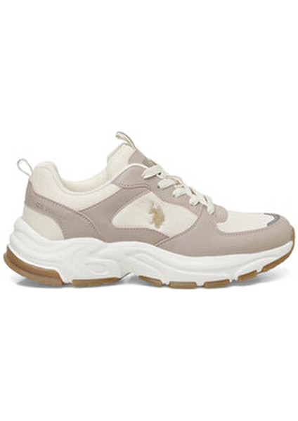 Bej Kadın Sneakers Düz Taban Rahat Kullanım İçin Tasarlandı fırsatları
