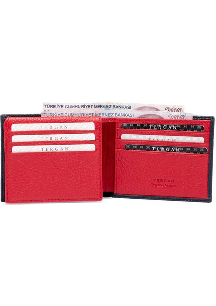 Lacivert Hakiki Deri Erkek Cüzdan - S1CE00001648-N74