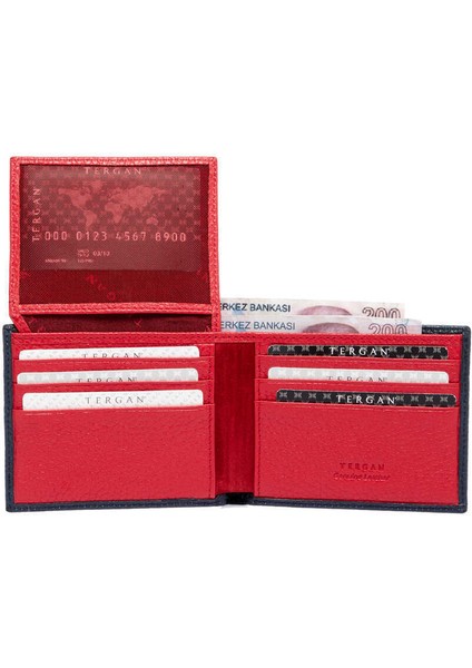 Lacivert Hakiki Deri Erkek Cüzdan - S1CE00001648-N74