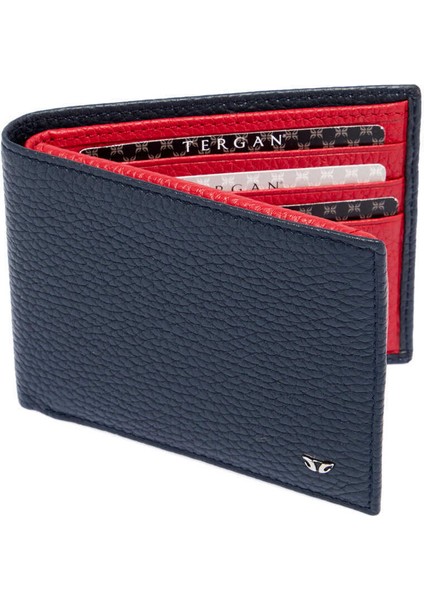 Lacivert Hakiki Deri Erkek Cüzdan - S1CE00001648-N74