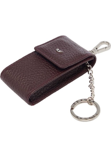 Bordo Hakiki Deri Unisex Anahtarlık - S1AN00000095-M71 fırsatları