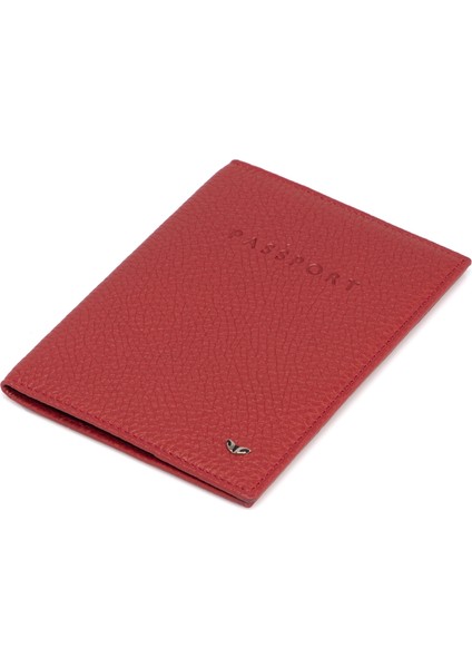 Kırmızı Hakiki Deri Unisex Pasaportluk - S1PS00001200-B68