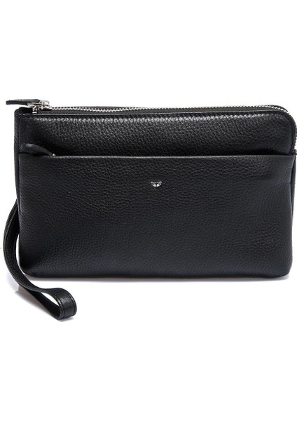 Siyah Hakiki Deri Erkek Portföy Çantası - S1PC00002972-A6F