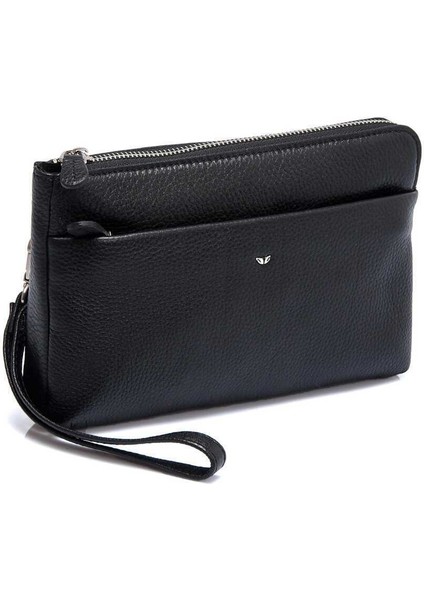 Siyah Hakiki Deri Erkek Portföy Çantası - S1PC00002972-A6F