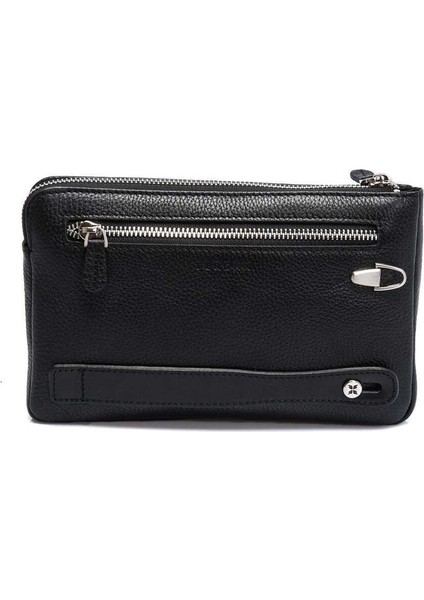 Siyah Hakiki Deri Erkek Portföy Çantası - S1PC00002972-A6F