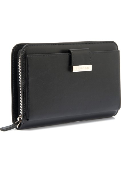 Siyah Hakiki Deri Erkek El Çantası - S1PC00021357-B06 fırsatları