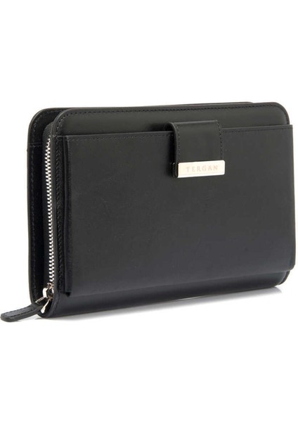 Siyah Hakiki Deri Erkek El Çantası - S1PC00021357-B06