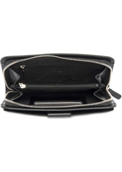 Siyah Hakiki Deri Erkek El Çantası - S1PC00021357-B06