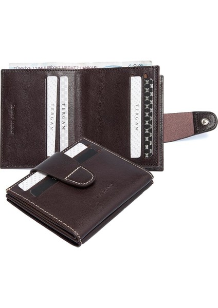 Kahve Hakiki Deri Erkek Cüzdan - S1CE00001544-A98 fırsatları