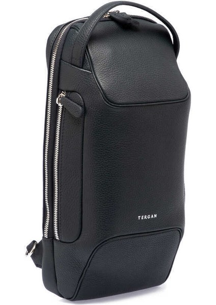 Lacivert Hakiki Deri Erkek Çapraz Askılı Çanta - S1AC00021455-A38