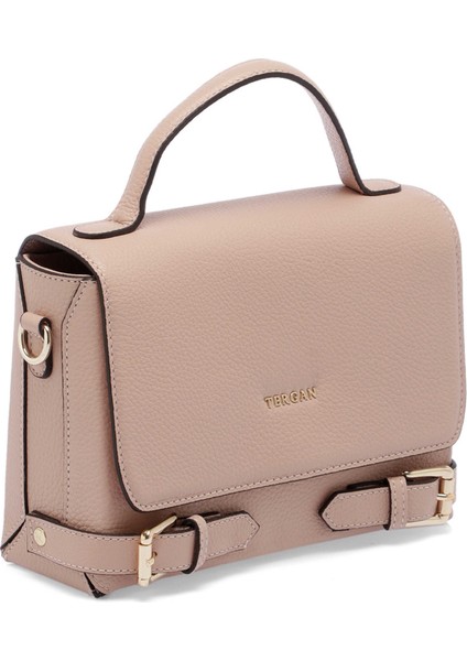 Pudra Hakiki Deri Kadın Çapraz Askılı Çanta - S24Y1BC79902-S94
