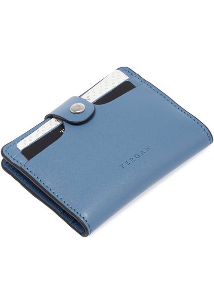 Mavi Hakiki Deri Unisex Kredi Kartlık - S1KK00001653-H7G