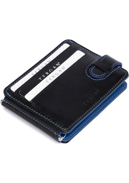 Siyah Hakiki Deri Unisex Kredi Kartlık - S1KK00001637-K1B