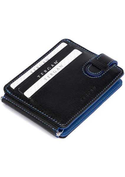 Siyah Hakiki Deri Unisex Kredi Kartlık - S1KK00001637-K1B