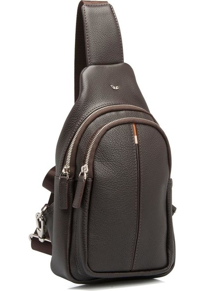 Kahve Hakiki Deri Erkek Çapraz Askılı Çanta - S1AC00021401-A7P fırsatları