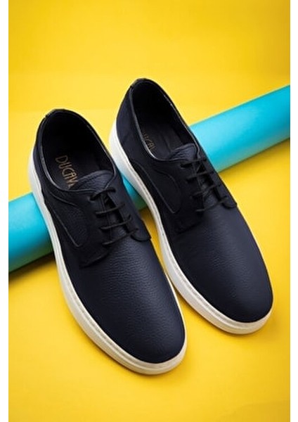 Work Flotter Hakiki Deri Erkek Ayakkabı Düz Taban ile Konforlu Kullanım