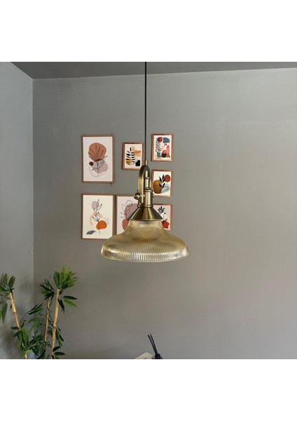 Stark Cam Bal Rengi Tekli Avize Gemici Eskitme Başlık Retro Sarkıt Lamba Salon Aydınlatma modelleri
