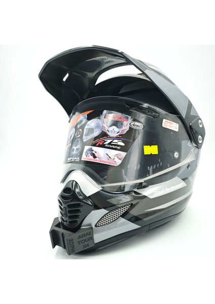 Arai Tour X4 Kask Uyumlu Chinmount Aksiyon Kamera Çene Bağlantı Aparatı Seti